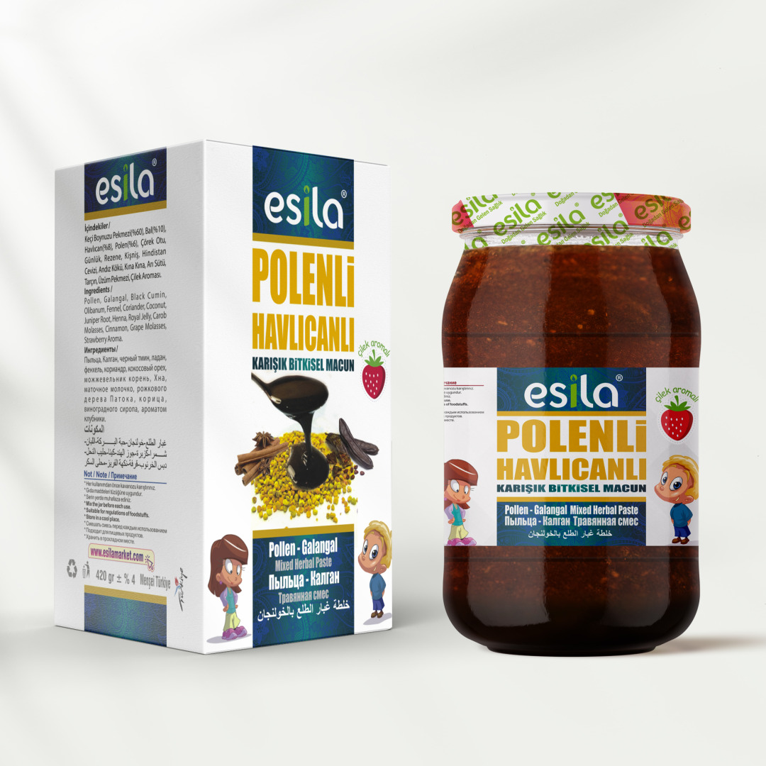 Polenli Havlıcanlı Karışık Bitkisel Macun