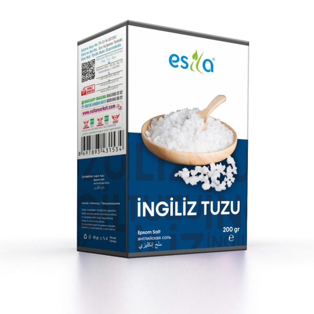 İngiliz Tuzu (Epsom Tuzu) 200 gr.