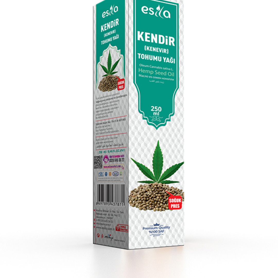 Kenevir (kendir) Tohumu Yağı 250 ml
