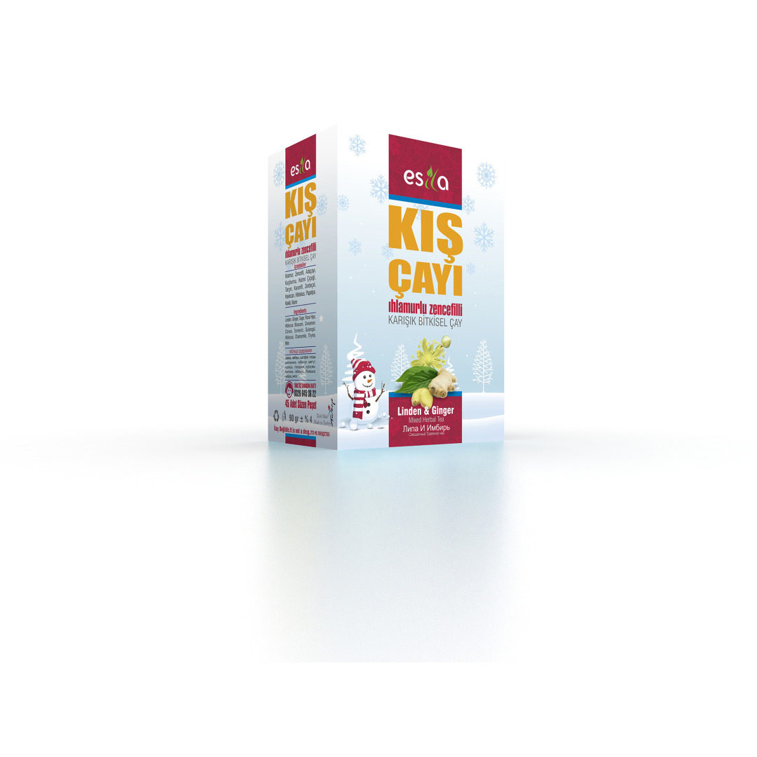 Ihlamurlu Zencefilli (Kış Çayı) Karışık 45li Bitkisel Çay