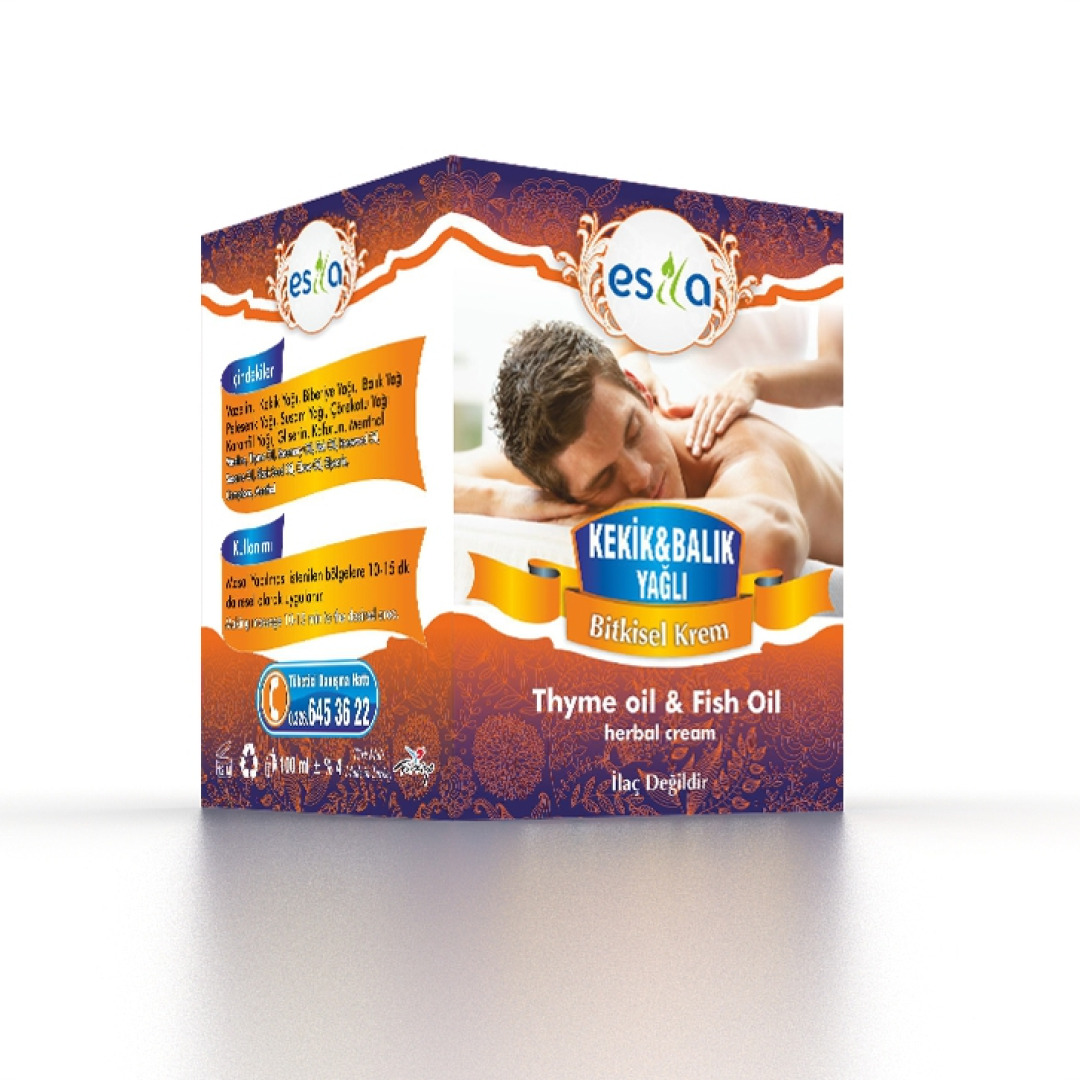 Kekik ve Balık Yağlı Masaj Kremi