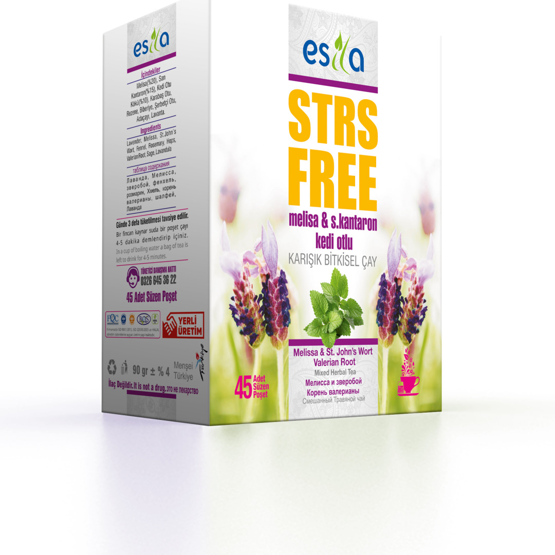 Strs Melisalı Sarı Kantaronlu Karışık 45li Bitkisel Çay