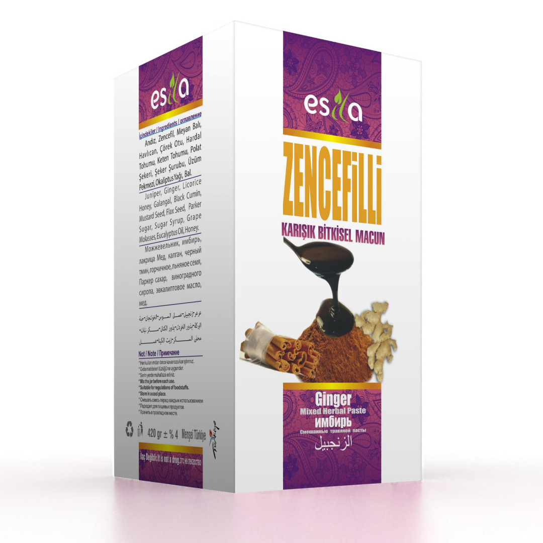 Zencefilli Karışık Bitkisel Macun